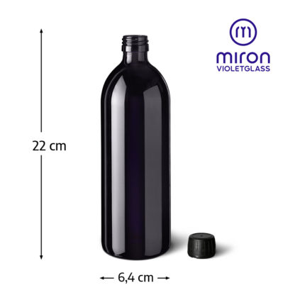 Wymiary butelki na wodę 500 ml wysokość 22 centymetry średnica 6,4 centymetra