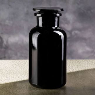 Butelka apteczna z linii Libra z fioletowego szkła biofotonicznego o pojemności 500 ml